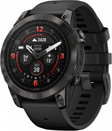 Garmin Epix Pro (Gen 2) - Sapphire Edition | 51mm Carbon Gray DLC Titanium with Black Band (010-02804-00/01) EU