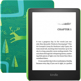 Amazon Kindle Paperwhite Kids 11th Gen. 16GB (2021) Black with Emerald Forest Cover