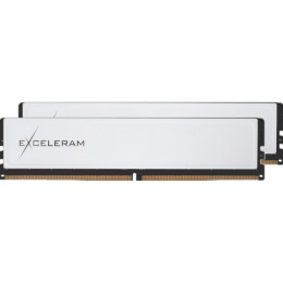 EXCELERAM Black&White White DDR5 6200MHz 32GB Kit 2x16GB (EBW50320624040CD)