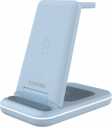 БЗУ Canyon WS-304 Foldable 3in1 15W Blue (CNS-WCS304BL)