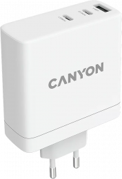 СЗУ Canyon H-140-01 140W USB-A+USB-Cx2 White (CND-CHA140W01)