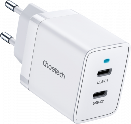СЗУ Choetech 40W USB-Cx2 White (Q5006-EU-WH)