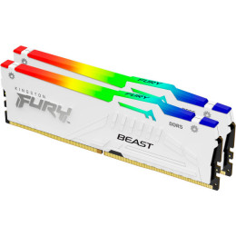 KINGSTON FURY Beast RGB White DDR5 5600MHz 32GB Kit 2x16GB (KF556C40BWAK2-32)