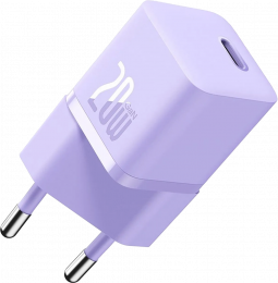 СЗУ Baseus GaN5 Quick Travel 20W USB-C Purple (CCGN050105)