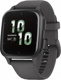 Garmin Venu Sq 2 – Music Edition | 40mm Slate Aluminum Bezel with Shadow Gray Case and Silicone Band (010-02701-10) (010-02701-80)