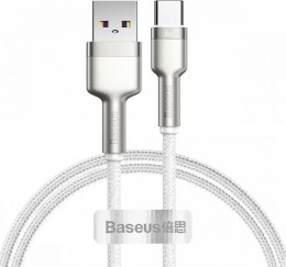 Baseus Cafule Metal USB-A-USB-C 66W/6A 1m White (CAKF000102)
