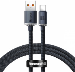 Baseus Crystal Shine USB-A-USB-C 100W/5A 2m Black (CAJY000501)