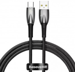 Baseus Glimmer Series USB-A-USB-C 100W/6A 1m Black (CADH000401)