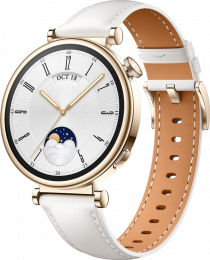 Huawei Watch GT 4 41mm Classic White Leather (55020BJB)
