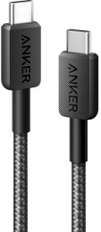 Anker Powerline 322 USB-C 3A/480Mbps 1.8m Black (A81F6H21)