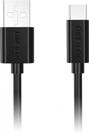 Choetech USB-A - USB-C 18W/3A/480Mbps 1m (AC0002)