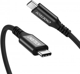 Choetech USB-C - USB-C 100W/5A/10Gbps 2m (XCC-1007-V2-BK)