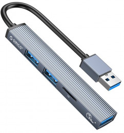 Orico USB-A→USB-Ax3/microSD (AH-A12F-GY-BP) (CA913770)