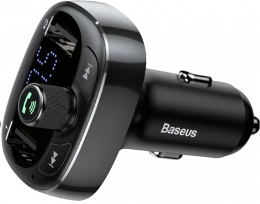 АЗУ Baseus T Shaped S-09 Car Bluetooth MP3 24W USB-Ax2 (CCMT000301)