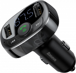 АЗУ Baseus T Shaped S-09A Car Bluetooth MP3 Player 24W USB-Ax2 (CCMT000001)