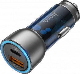 АЗУ Hoco NZ8 25W+18W USB-A + USB-C Blue (6931474782717)