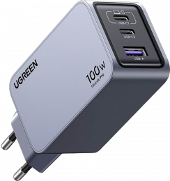 СЗУ Ugreen X757 Nexode Pro 100W USB-A + USB-Cx2 (25874)