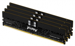Kingston Fury DDR5-6400 131072MB PC5-51200 (Kit of 4x32768) Renegade Pro EXPO ECC Registered 2Rx8 Black (KF564R32RBE2K4-128)
