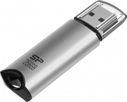 USB-A 5Gbps 128GB Silicon Power Marvel M02 Aluminum Silver (SP128GBUF3M02V1S)