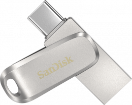 USB-A + USB-C 5Gbps 1TB SanDisk Ultra Dual Drive Luxe (SDDDC4-1T00-G46)