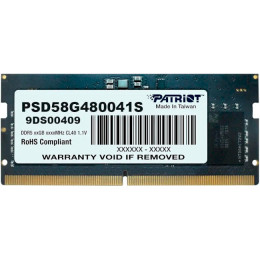PATRIOT Signature Line SO-DIMM DDR5 4800MHz 8GB (PSD58G480041S)