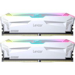 LEXAR Ares RGB White DDR5 6400MHz 32GB Kit 2x16GB (LD5EU016G-R6400GDWA)