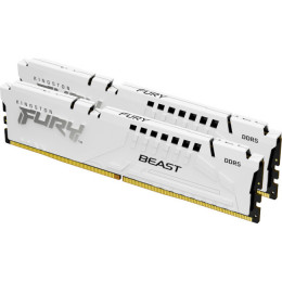KINGSTON FURY Beast White DDR5 6000MHz 32GB Kit 2x16GB (KF560C30BWK2-32)