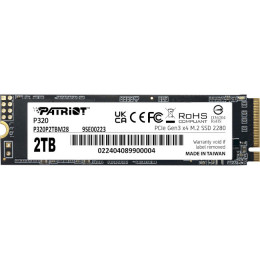 PATRIOT P320 2TB M.2 NVMe (P320P2TBM28)