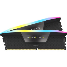 CORSAIR Vengeance RGB Black DDR5 5200MHz 96GB Kit 2x48GB (CMH96GX5M2B5200C38)