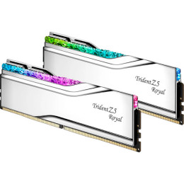 G.SKILL Trident Z5 Royal Silver DDR5 7200MHz 48GB Kit 2x24GB (F5-7200J3646F24GX2-TR5S)