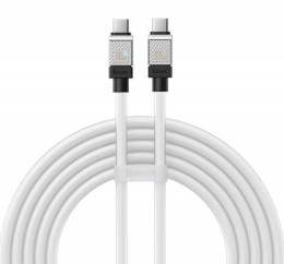 Baseus CoolPlay Series Fast Charging Cable Type-C to Type-C 100W 2m White