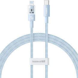 Baseus Gem Fast-Charging Data Cable USB-C to iP 20W 2m Galaxy Blue