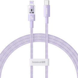 Baseus Gem Fast-Charging Data Cable USB-C to iP 20W 1m Nebula Purple