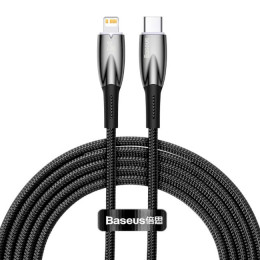 Baseus Glimmer Series Fast Charging Data Cable Type-C to iP 20W 2m Black