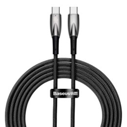 Baseus Glimmer Series Fast Charging Data Cable Type-C to Type-C 100W 2m Black