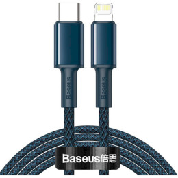 Baseus High Density Braided Fast Charging Data Cable Type-C to iP PD 20W 1m Blue