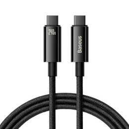 Baseus Tungsten Gold Fast Charging Data Cable Type-C to Type-C 240W 2m Black