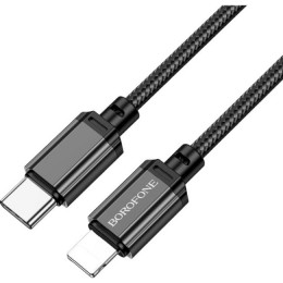 BOROFONE BX87 Sharp PD charging data cable for iP Black