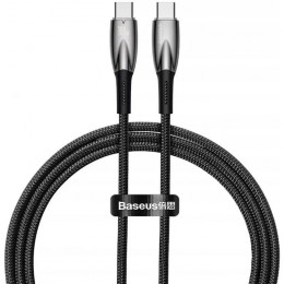 Baseus Glimmer Series Fast Charging Data Cable Type-C to Type-C 100W 1m Black