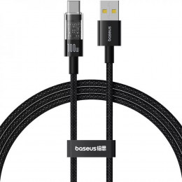 Baseus Gem Fast-Charging Data Cable USB to USB-C 100W 1m Cluster Black