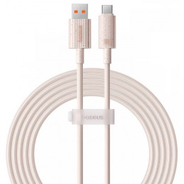 Baseus Habitat Series Fast Charging Cable Type-C to Type-C 100W 2m Wheat Pink