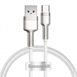 Baseus Cafule Series Metal Data Cable USB to Type-C 66W 1m White