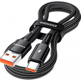Essager Sunset USB A to Type C 120W USB Charging Cable 1m black (EXC120-CG01-P)