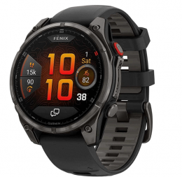Garmin Fenix 8 Pro 47mm AMOLED Sapphire Carbon grey DLC Tit. w. Black/grey S. Band (010-03198-00/01 EU