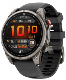 Garmin Fenix 8 Pro 47mm AMOLED Sapphire Tit. w. Graphite/black S. Band (010-03198-10/11)  EU