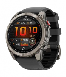 Garmin Fenix 8 Pro 51mm AMOLED Sapphire Tit. w. Graphite/black S. Band (010-03199-10/11) EU