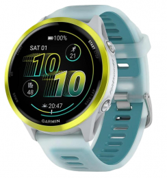Garmin Forerunner 570 47mm Amp Yellow Aluminum w. Translucent Whitestone/Turquoise Band (010-02971-01) EU