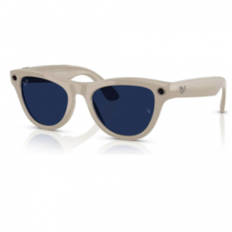 Ray-Ban Meta Skyler Standard - Shiny Chalky Gray / Clear Sapphire Transition (RW4010 6700MF 52-20)