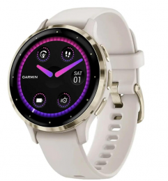 Garmin Venu 3S Soft Gold S. Steel Bezel with Ivory Case and S. Band (010-02785-04/54) EU