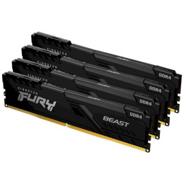 KINGSTON FURY Beast DDR4 3200MHz 32GB Kit 4x8GB Black (KF432C16BBK4/32)